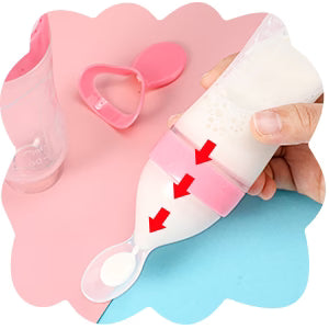 Mess-Free Baby Feeding Bottle