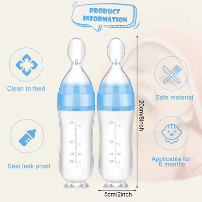 Mess-Free Baby Feeding Bottle