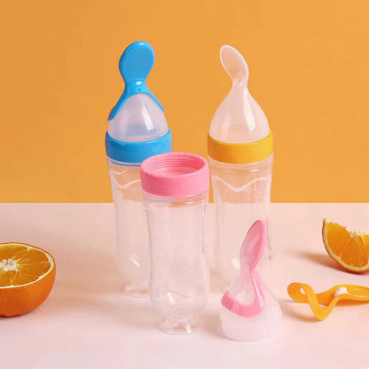 Mess-Free Baby Feeding Bottle