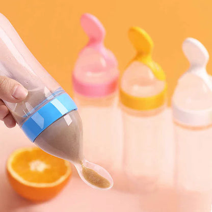 Mess-Free Baby Feeding Bottle